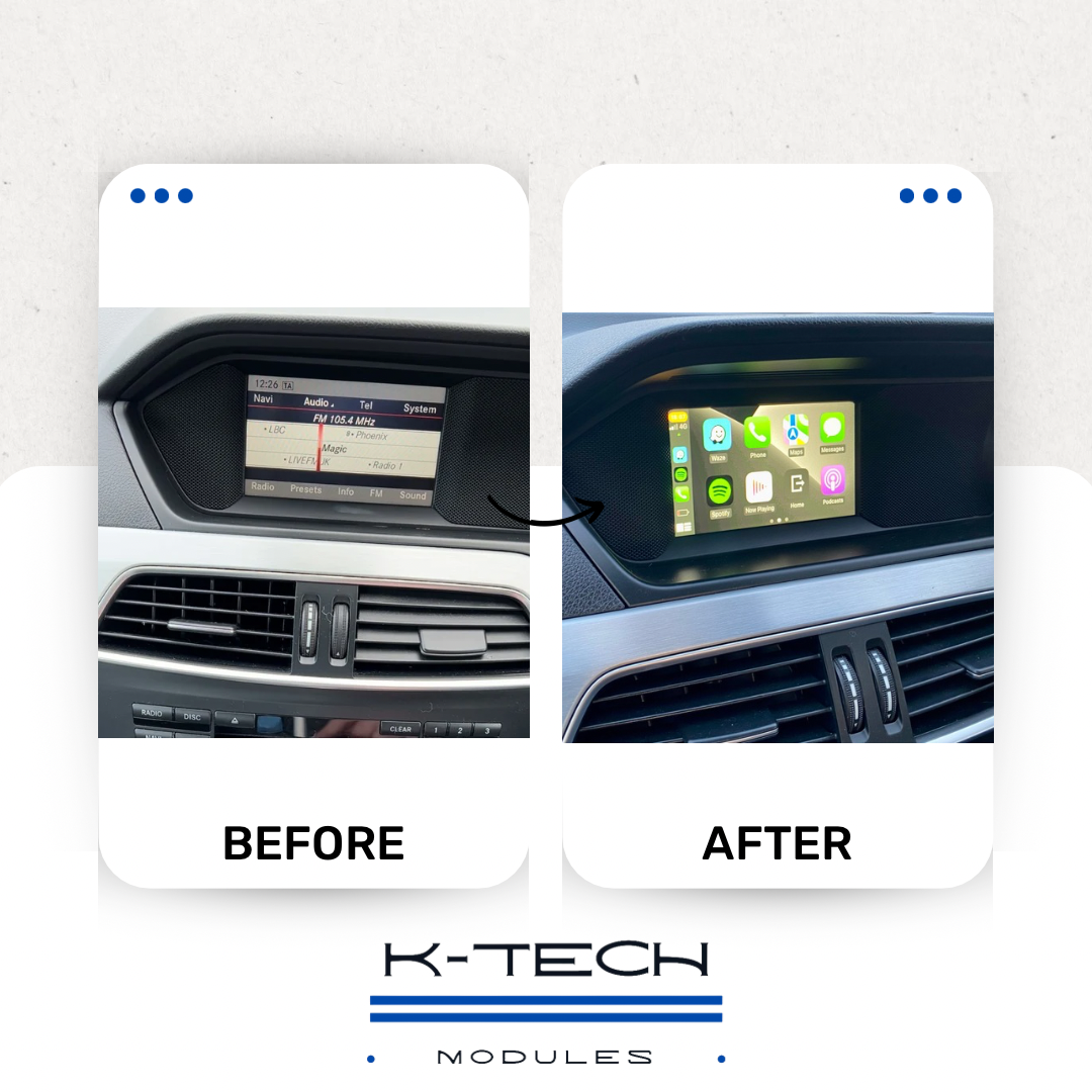 Wireless CarPlay & Android Auto with Mercedes Benz NTG 4.5/4.7 - MMI / Decoder box Integration Kit