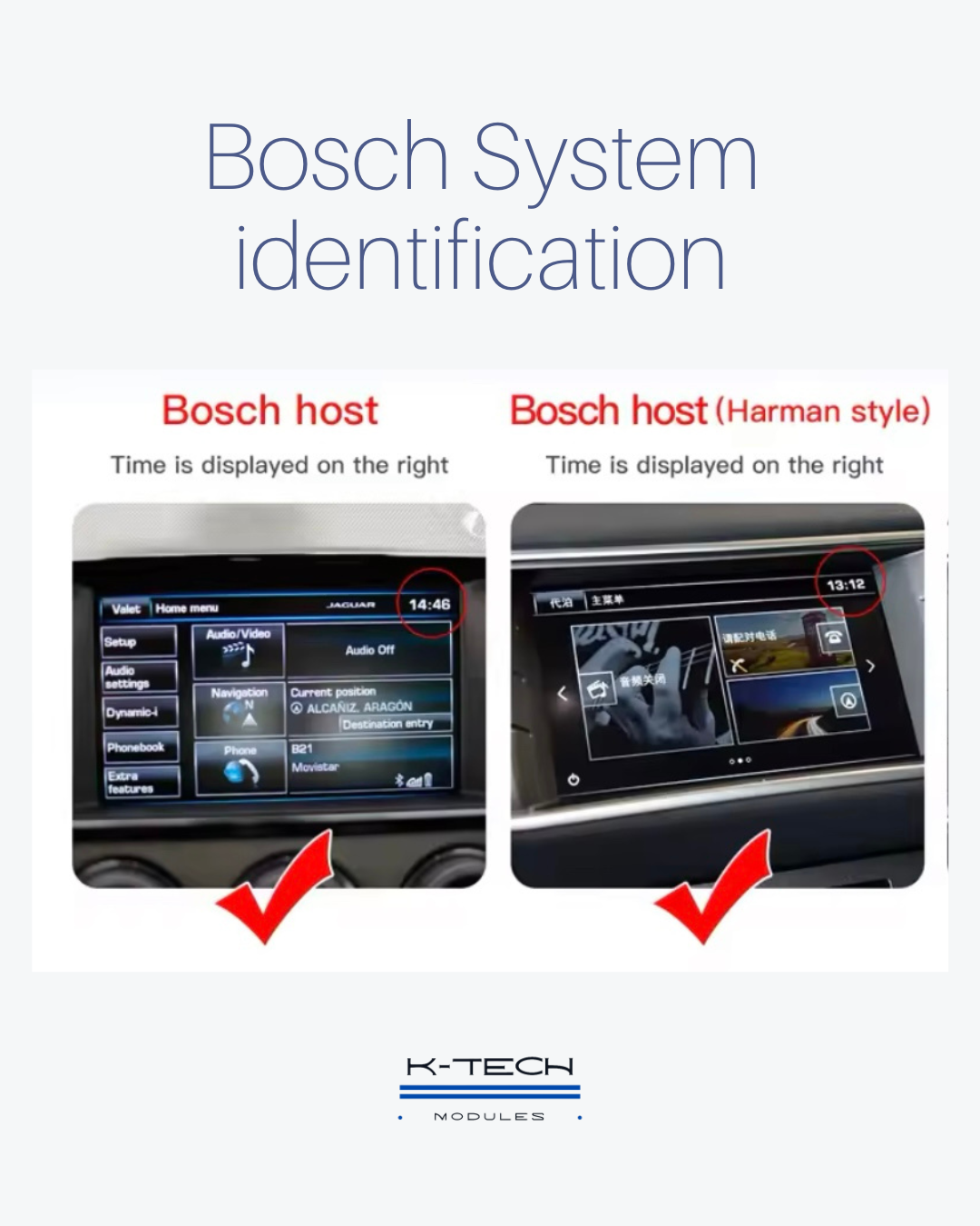 Jaguar, Land Rover & Range Rover CarPlay & Android Auto Bosch
