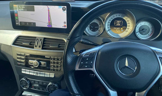 10.25” Mercedes C class W204 android screen. NTG 4.5
