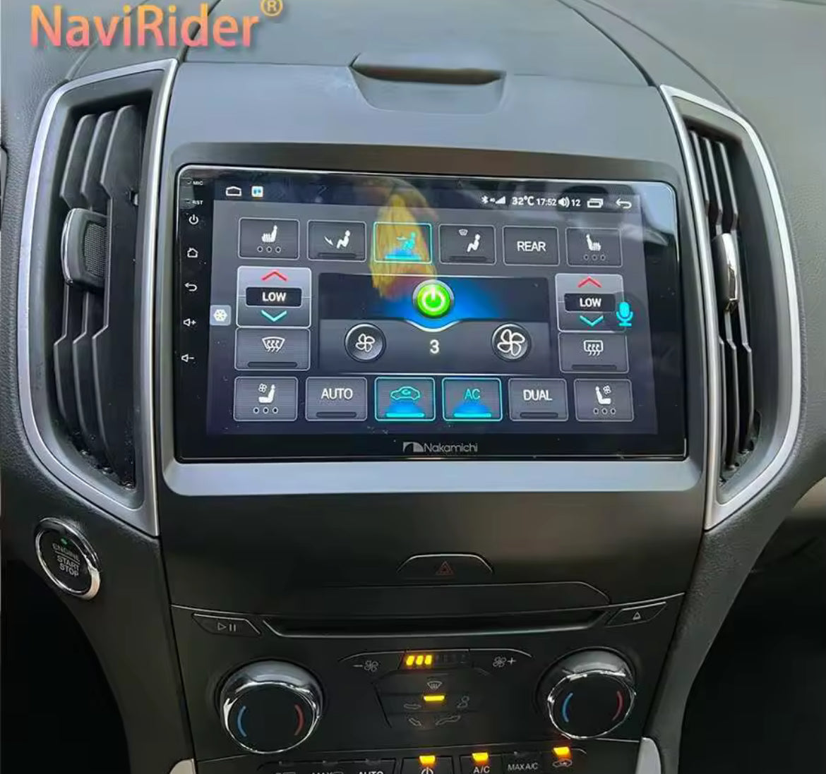Ford S-Max android screen. With CarPlay.