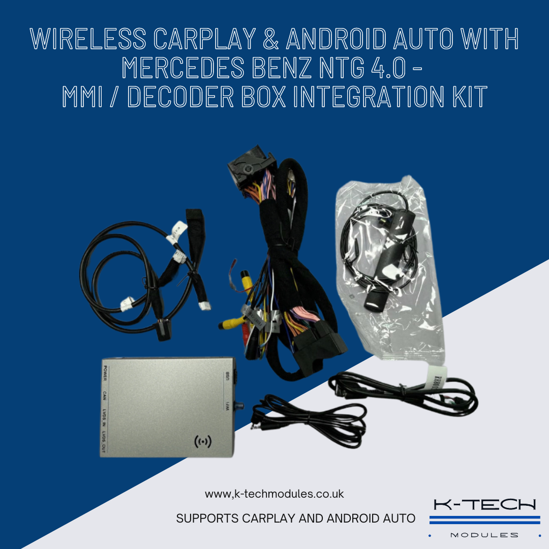 Car Play Integration Module Wireless CarPlay & Android Auto with Mercedes Benz NTG 4.0 - MMI / Dec ...
