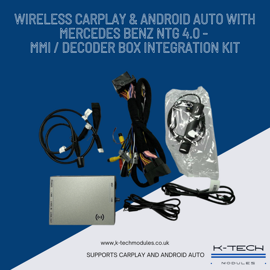 Wireless CarPlay & Android Auto with Mercedes Benz NTG 4.0 - MMI / Decoder box Integration Kit